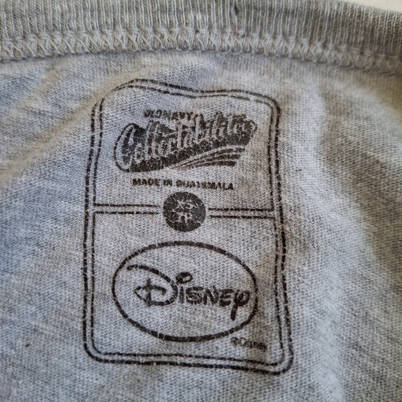 Old Navy Collectabilitees XS Mickey And Minnie Mouse Grey Long Sleeve Tee - Picture 3 of 6